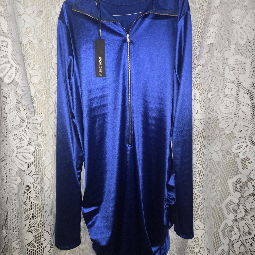Fashion Nova Royal Blue Mini Dress